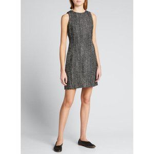 Theory Black Wool Tweed Dress, Size: 4